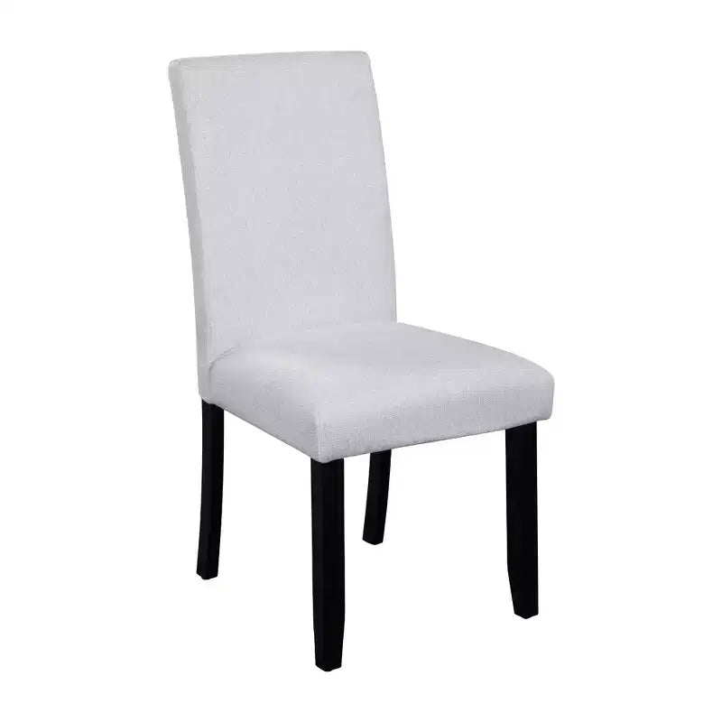 Set da pranzo rotondo da 5 pezzi per 4 persone, tavolo da pranzo moderno in marmo e 4 sedie imbottite con schienale alto