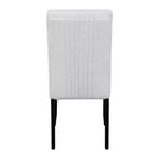 Set da pranzo rotondo da 5 pezzi per 4 persone, tavolo da pranzo moderno in marmo e 4 sedie imbottite con schienale alto