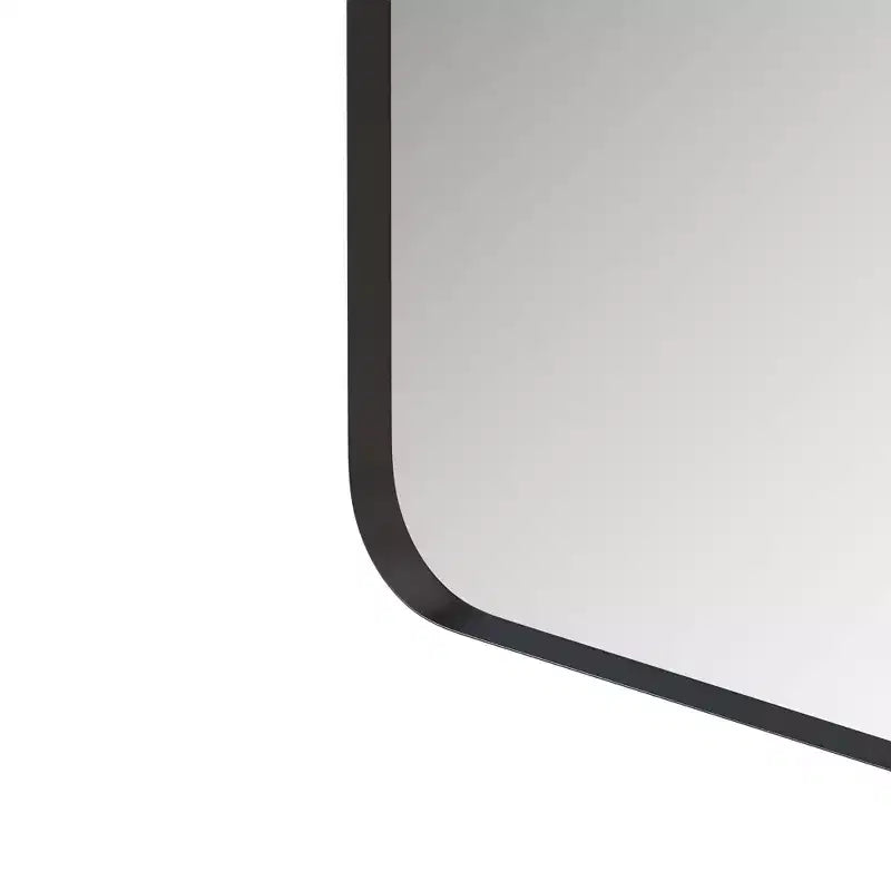 Specchio da parete rettangolare nero 30x40 pollici con cornice in metallo