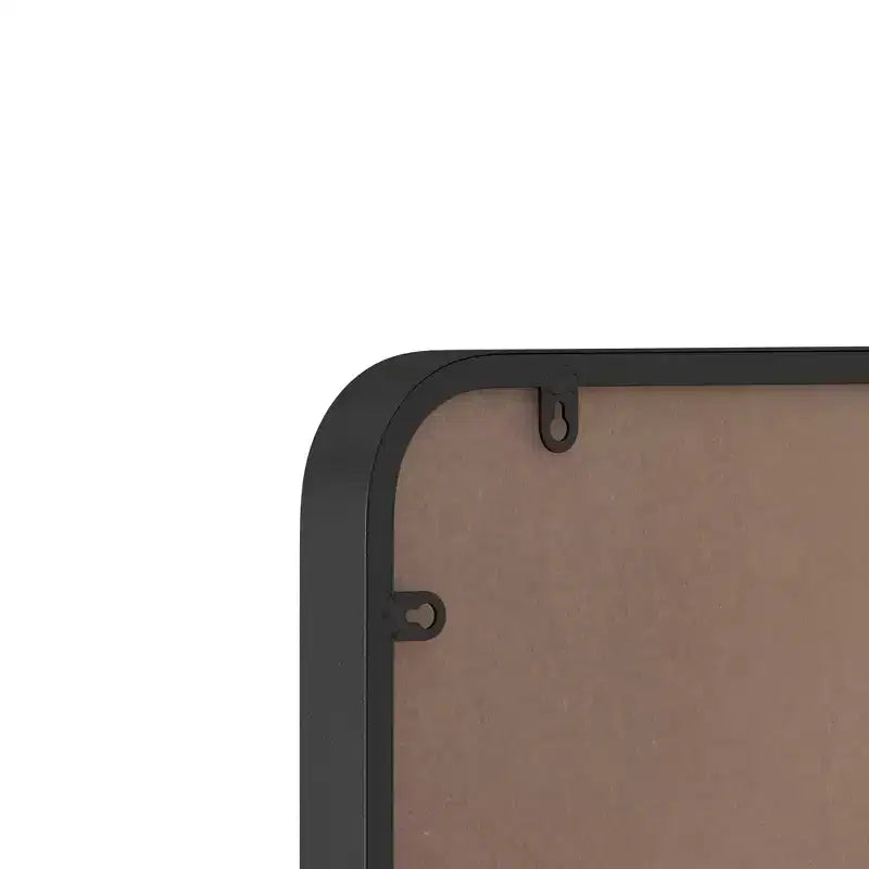 Specchio da parete rettangolare nero 30x40 pollici con cornice in metallo