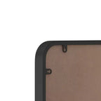 Specchio da parete rettangolare nero 30x40 pollici con cornice in metallo