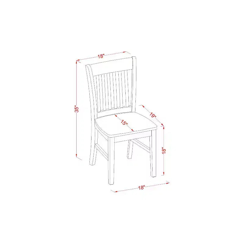 HomeStock Belmont Set da pranzo con panca - tavolo da pranzo e 4 sedie e panca, rovere