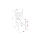 HomeStock Belmont Set da pranzo con panca - tavolo da pranzo e 4 sedie e panca, rovere