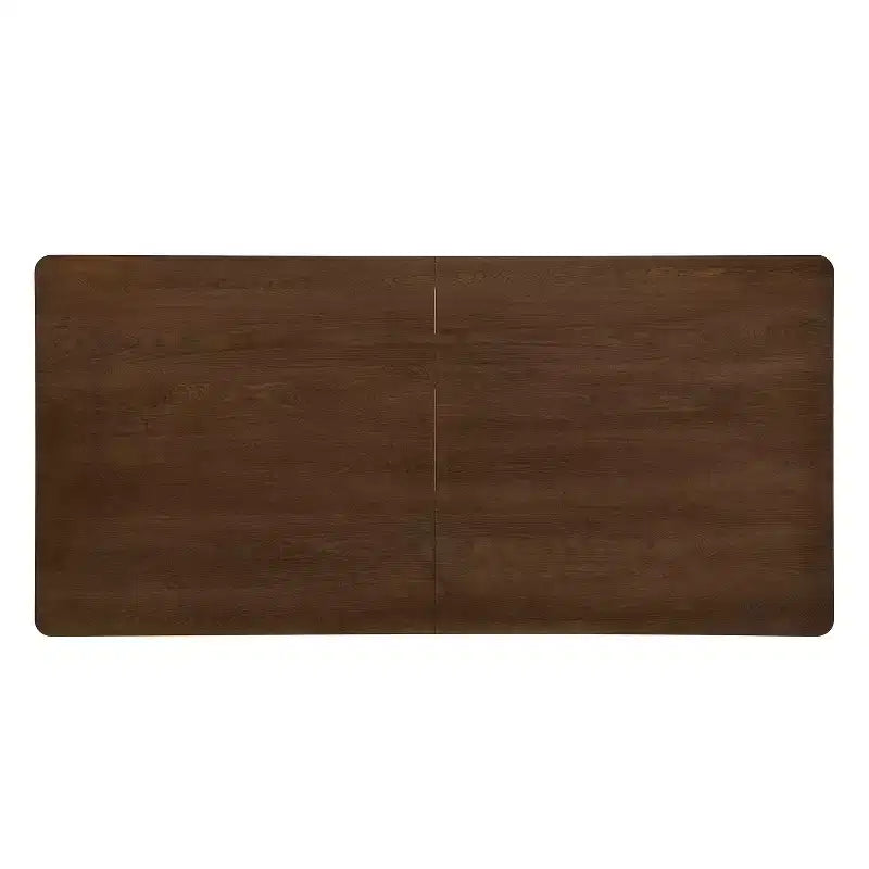 Christopher Knight Home Grace Set da pranzo contemporaneo 7 pezzi in legno di gomma e rattan con tavolo rettangolare di grandi dimensioni