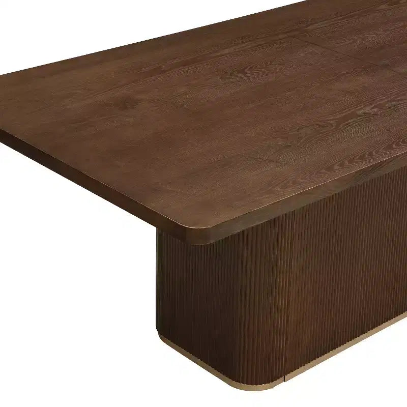 Christopher Knight Home Grace Set da pranzo contemporaneo 7 pezzi in legno di gomma e rattan con tavolo rettangolare di grandi dimensioni