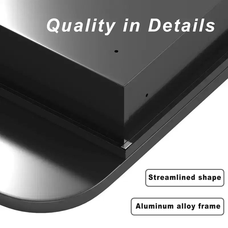 PexFix Armadietto da bagno 61 x 41 cm con specchio, cornice in acciaio inossidabile e 2 ripiani regolabili, armadietto a muro a specchio, rettangolare, da incasso, nero