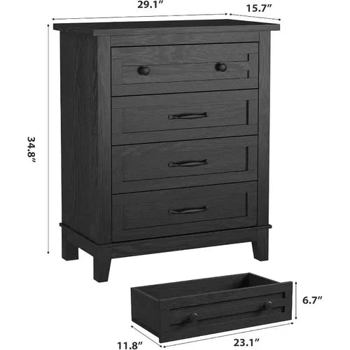 Cassettiera Verticale Alta 86 cm, Design con Cassetti Concavi Chic, Ampio Spazio di Archiviazione, Comò Moderno Autoportante per Camera da Letto o Soggiorno