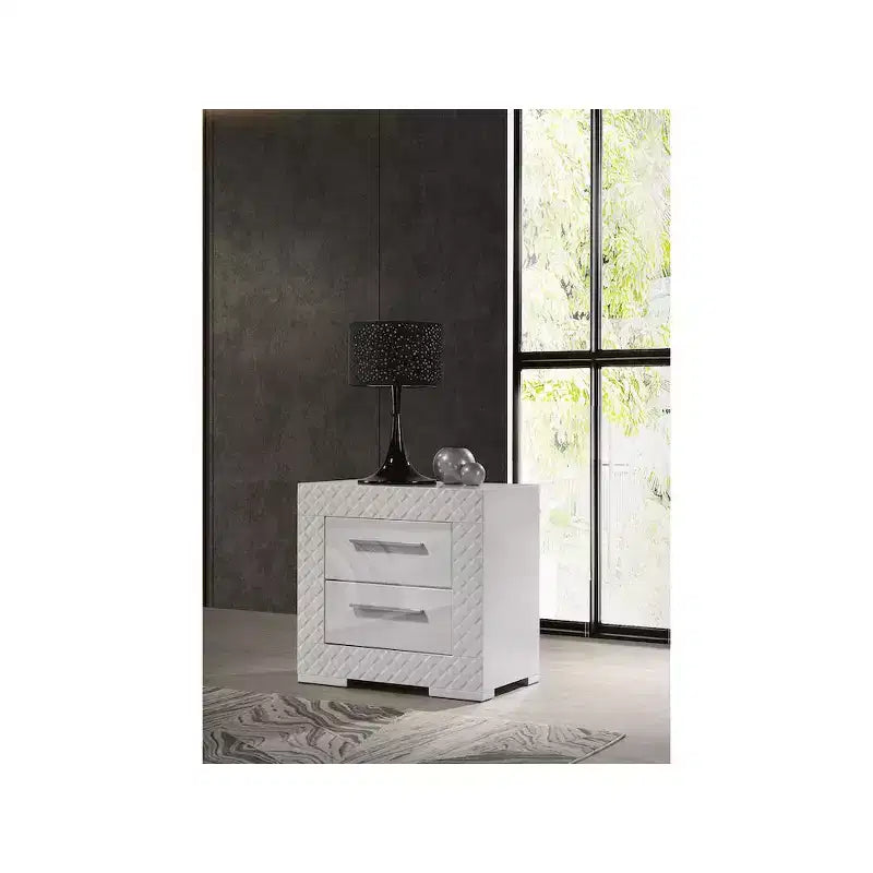 Coaster, Comodino a 2 cassetti Ives