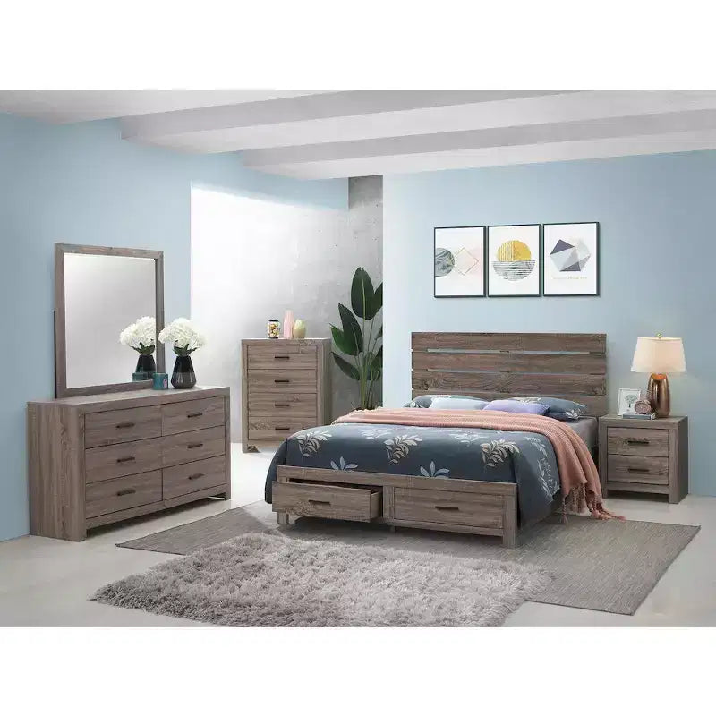 Coaster, comodino a 2 cassetti Brantford