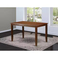 HomeStock Rectangular Counter Height Dining Table Mahogany Finish