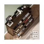 Cassettiera Vintage 55, Organizzatori Comò con 6 Cassetti e Maniglia per Soggiorno, Camera da Letto, Corridoio, Design con Texture Naturale