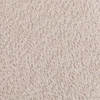 Poltrona girevole di design, poltrona rotonda moderna rivestita, poltrona singola girevole a 360° per soggiorno e camera da letto, bouclé beige