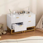 Cassettiera Coolmee a 2 cassetti, Comodino Piccolo con Cassetti, Comodino Moderno per Camera da Letto, Tavolino Laterale con Cassetto per Soggiorno, Corridoio, Ingresso