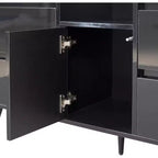 Acekool Mobile Contenitore Moderno, Credenza da Ingresso con Cassetto e Ripiani, Madia Salvaspazio per Corridoio, Cucina, Soggiorno