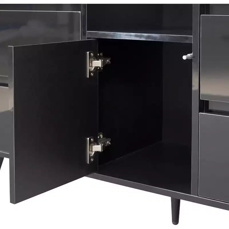 Acekool Mobile Contenitore Moderno, Credenza da Ingresso con Cassetto e Ripiani, Madia Salvaspazio per Corridoio, Cucina, Soggiorno