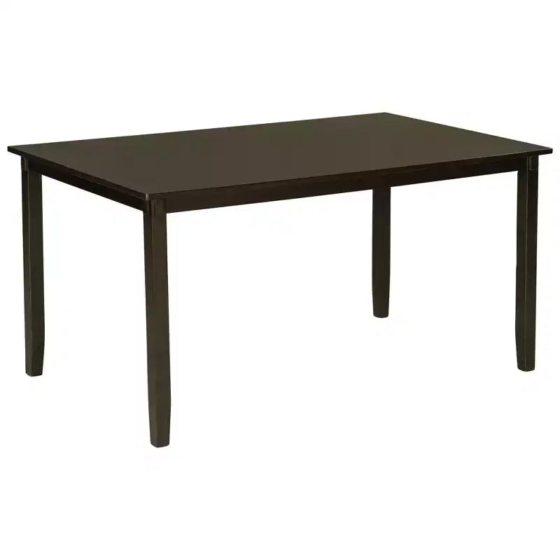 Set da pranzo da 6 pezzi con panca, stile rustico, per 6 persone, tavolo rettangolare in legno e 4 sedie imbottite