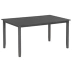 Set da pranzo da 6 pezzi con panca, stile rustico, per 6 persone, tavolo rettangolare in legno e 4 sedie imbottite