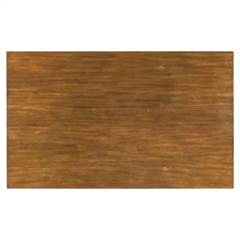 Set da pranzo da 6 pezzi con panca, stile rustico, per 6 persone, tavolo rettangolare in legno e 4 sedie imbottite