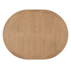 Set Tavolo da Pranzo Allungabile per 4, Tavolo Rotondo in Legno con 4 Sedie Imbottite per Cucina