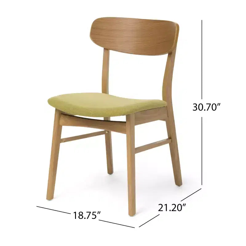 Set da pranzo da 7 pezzi Christopher Knight Home Ballantrae in legno e tessuto