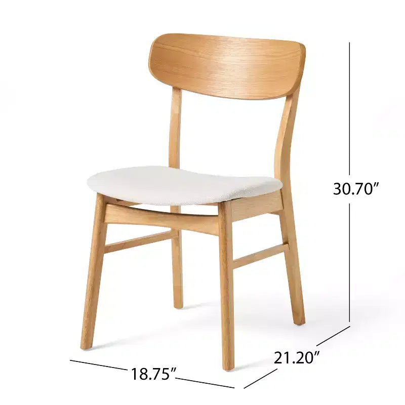 Set da pranzo da 7 pezzi Christopher Knight Home Ballantrae in legno e tessuto
