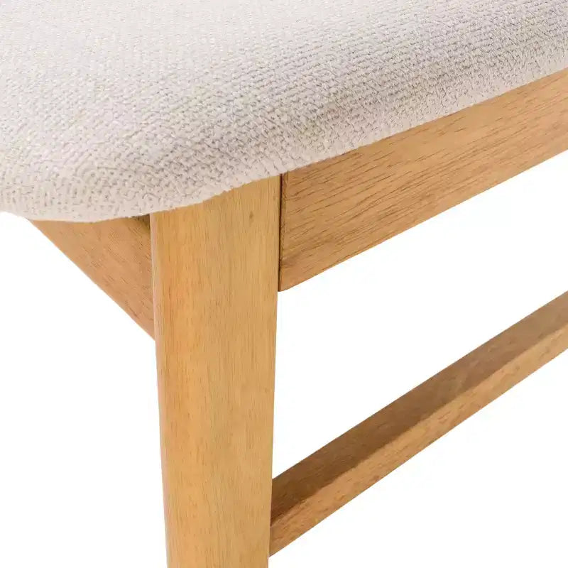 Set da pranzo da 7 pezzi Christopher Knight Home Ballantrae in legno e tessuto