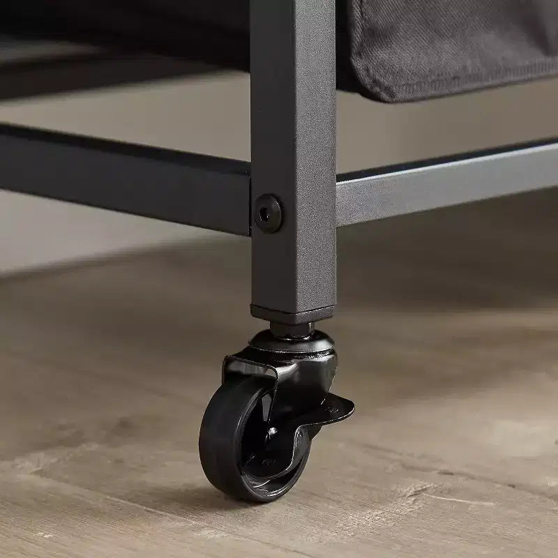 Cesto portabiancheria con ripiano, Cesto portabiancheria a scomparti, Carrello portabiancheria con cassetti, Cesto portabiancheria con ruote, per lavanderia