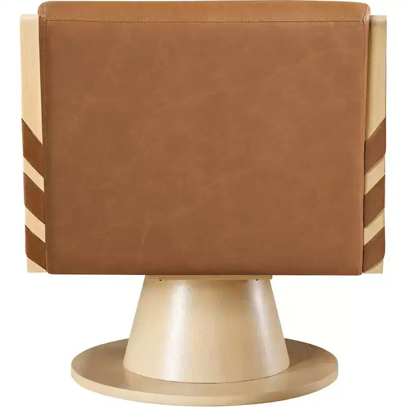 Meridian Furniture, Poltrona girevole Millwin in pelle vegana