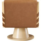 Meridian Furniture, Poltrona girevole Millwin in pelle vegana