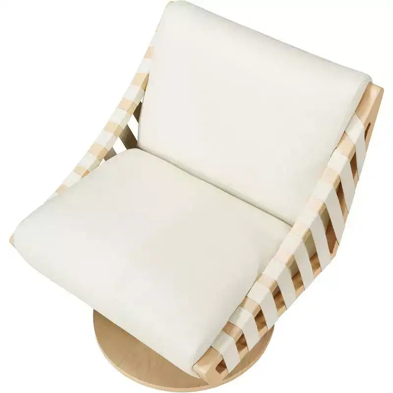 Meridian Furniture, Poltrona girevole Millwin in pelle vegana