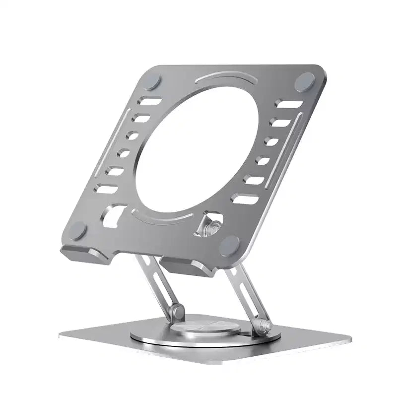 Uncaged Ergonomics Swivel Laptop Stand, Supporto Regolabile per Laptop da Scrivania per Sollevare, Inclinare, Ruotare e Raffreddare i Laptop, Supporto Ergonomico per Laptop