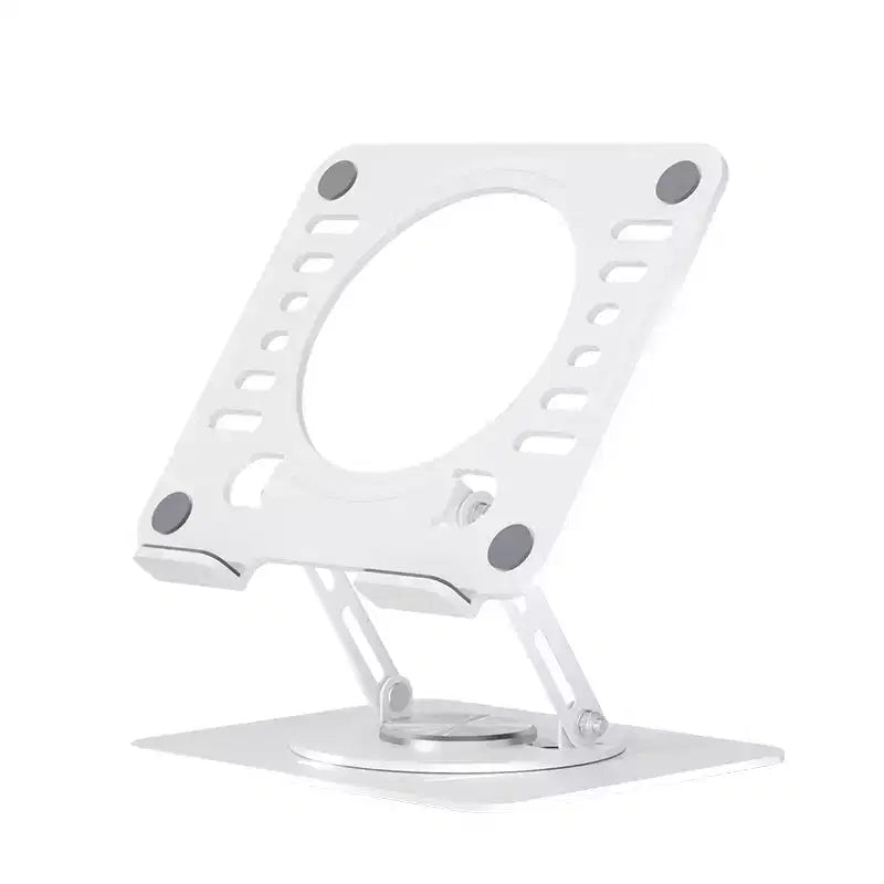 Uncaged Ergonomics Swivel Laptop Stand, Supporto Regolabile per Laptop da Scrivania per Sollevare, Inclinare, Ruotare e Raffreddare i Laptop, Supporto Ergonomico per Laptop