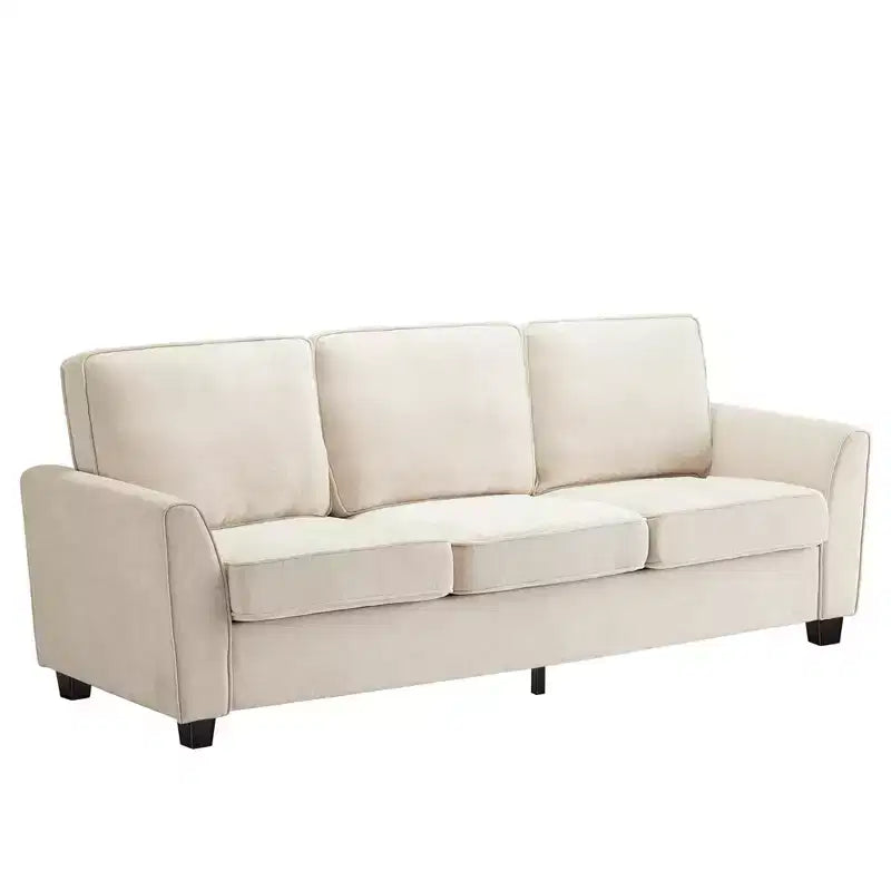 GustoWave 82 Sofa for Living Room, Modern Comfy Sofa with Medium Firm Seat Cushion, Removable Cover, Chenille Fabric Couches