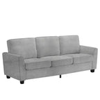 GustoWave 82 Divano per Soggiorno, Divano Moderno Comodo con Cuscino a Media Densità, Rivestimento Sfoderabile, Divano in Tessuto Chenille