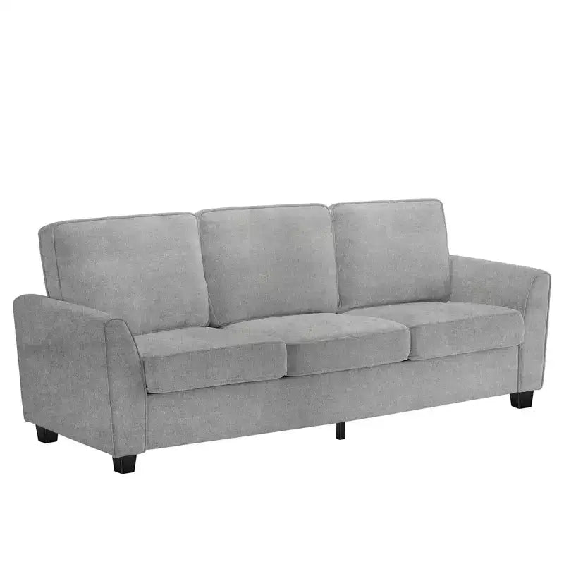 GustoWave 82 Divano per Soggiorno, Divano Moderno Comodo con Cuscino a Media Densità, Rivestimento Sfoderabile, Divano in Tessuto Chenille
