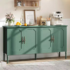 Madia larga 150 cm con funzione contenitore, mobile contenitore da cucina, consolle in legno, mobile decorativo da bar per la sala da pranzo