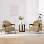 Poltrona Girevole Moderna Spruce&Spring con Cuscino Schienale Sciolto