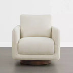 Poltrona Girevole Moderna Spruce&Spring con Cuscino Schienale Sciolto
