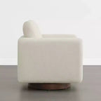 Poltrona Girevole Moderna Spruce&Spring con Cuscino Schienale Sciolto