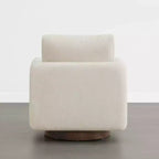 Poltrona Girevole Moderna Spruce&Spring con Cuscino Schienale Sciolto