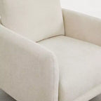 Poltrona Girevole Moderna Spruce&Spring con Cuscino Schienale Sciolto