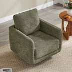 Poltrona Girevole Moderna Spruce&Spring con Cuscino Schienale Sciolto