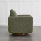 Poltrona Girevole Moderna Spruce&Spring con Cuscino Schienale Sciolto