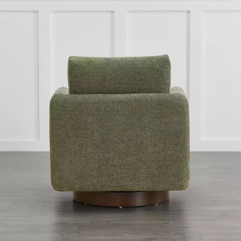 Poltrona Girevole Moderna Spruce&Spring con Cuscino Schienale Sciolto