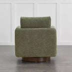 Poltrona Girevole Moderna Spruce&Spring con Cuscino Schienale Sciolto