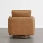 Poltrona Girevole Moderna Spruce&Spring con Cuscino Schienale Sciolto