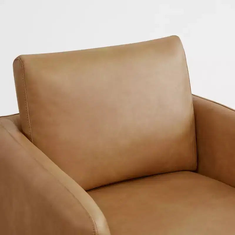 Poltrona Girevole Moderna Spruce&Spring con Cuscino Schienale Sciolto