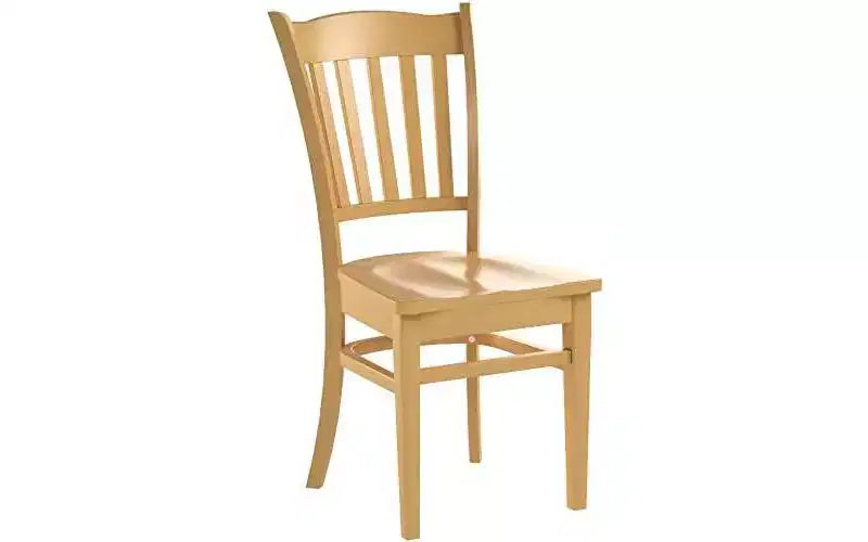 HomeStock Suburban Sophistication Sedia da pranzo con seduta in legno, set da 2