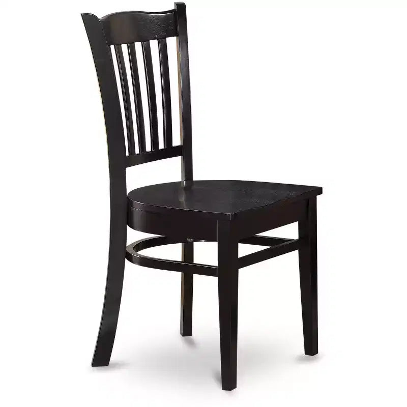 HomeStock Suburban Sophistication Sedia da pranzo con seduta in legno, set da 2