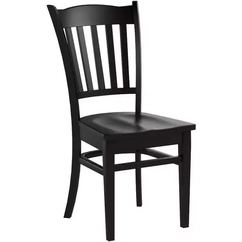 HomeStock Suburban Sophistication Sedia da pranzo con seduta in legno, set da 2